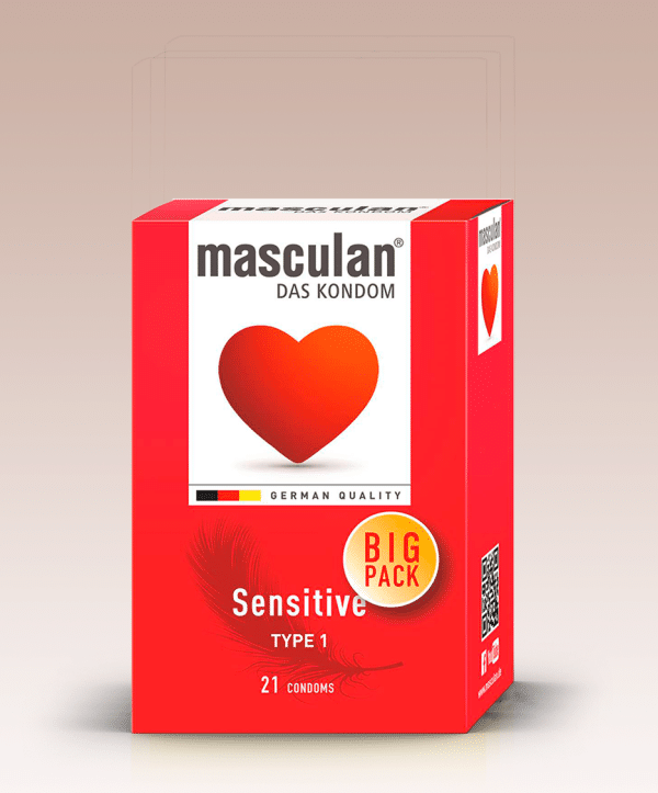 masculan "1" Sensitiv gumióvszer  - 21 db/doboz