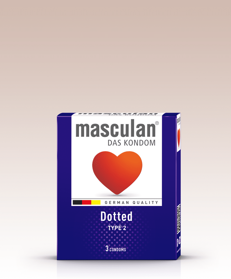 masculan Dotted 3 db-os óvszer