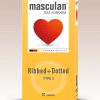masculan Ribbed+Dotted 10 db-os óvszer