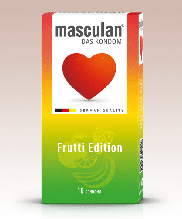 masculan Frutti Edition gumióvszer  - 10 db/doboz